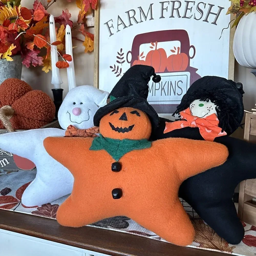 New with tags Deadstock Vintage Target Brand Halloween Star Shaped Pillows
